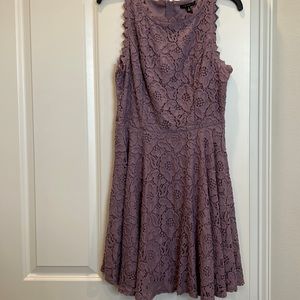Lavender lace dress!